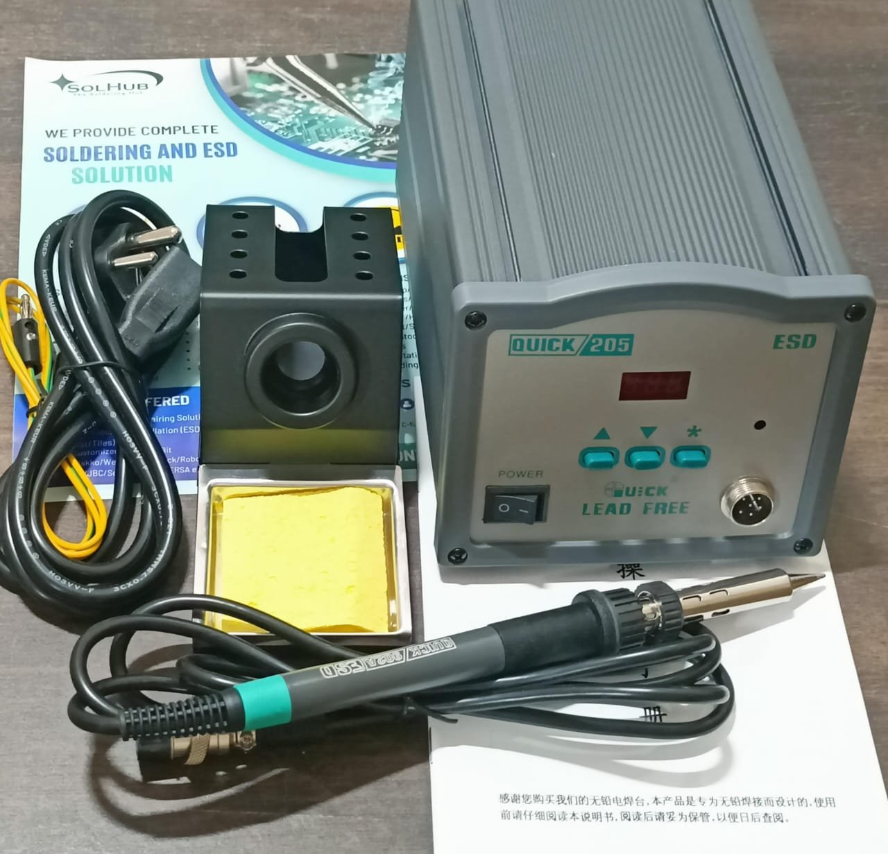 Quick soldering station